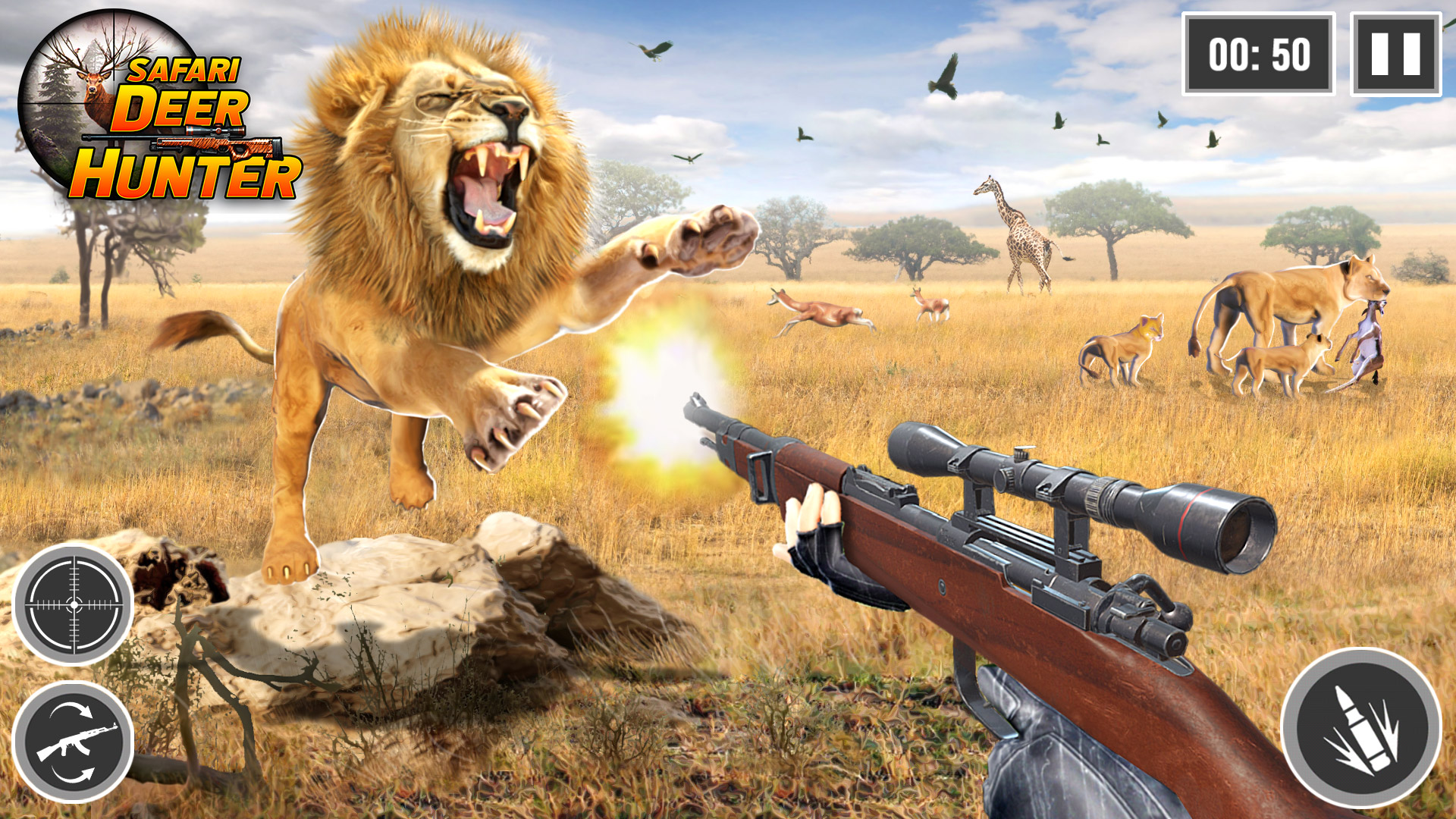اسکرین شات 2 بازی Safari Hunting Shooting Games