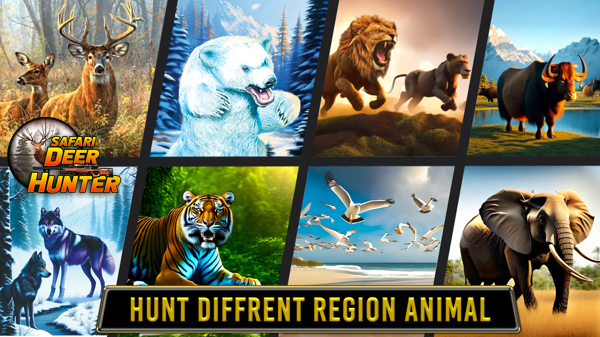 اسکرین شات 1 بازی Safari Hunting Shooting Games