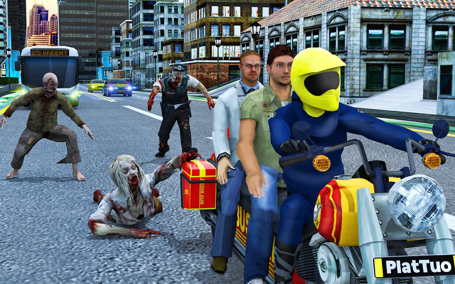 اسکرین شات 6 بازی Bus Bike Taxi Bike Games