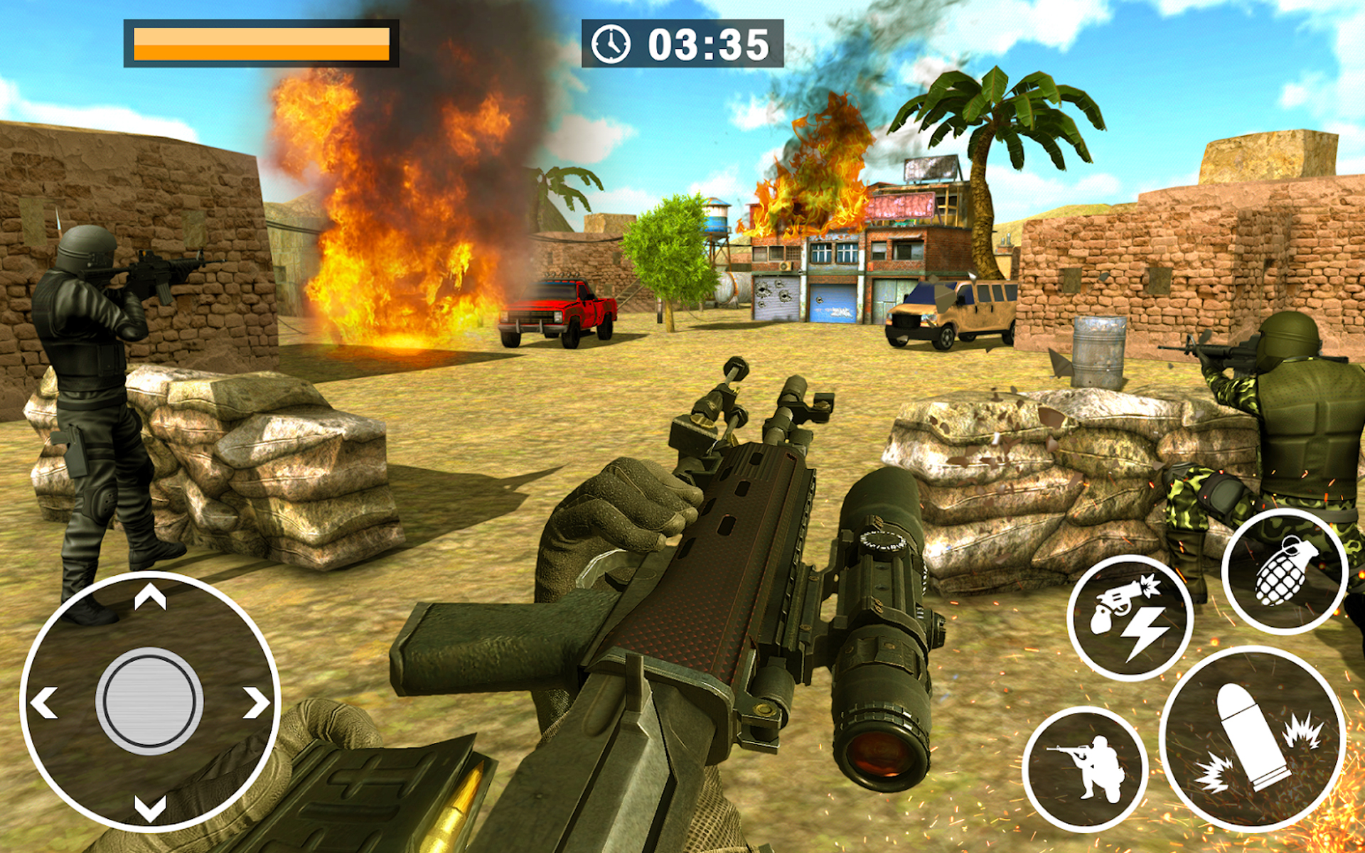 اسکرین شات 1 بازی Gun Game FPS Commando Shooting