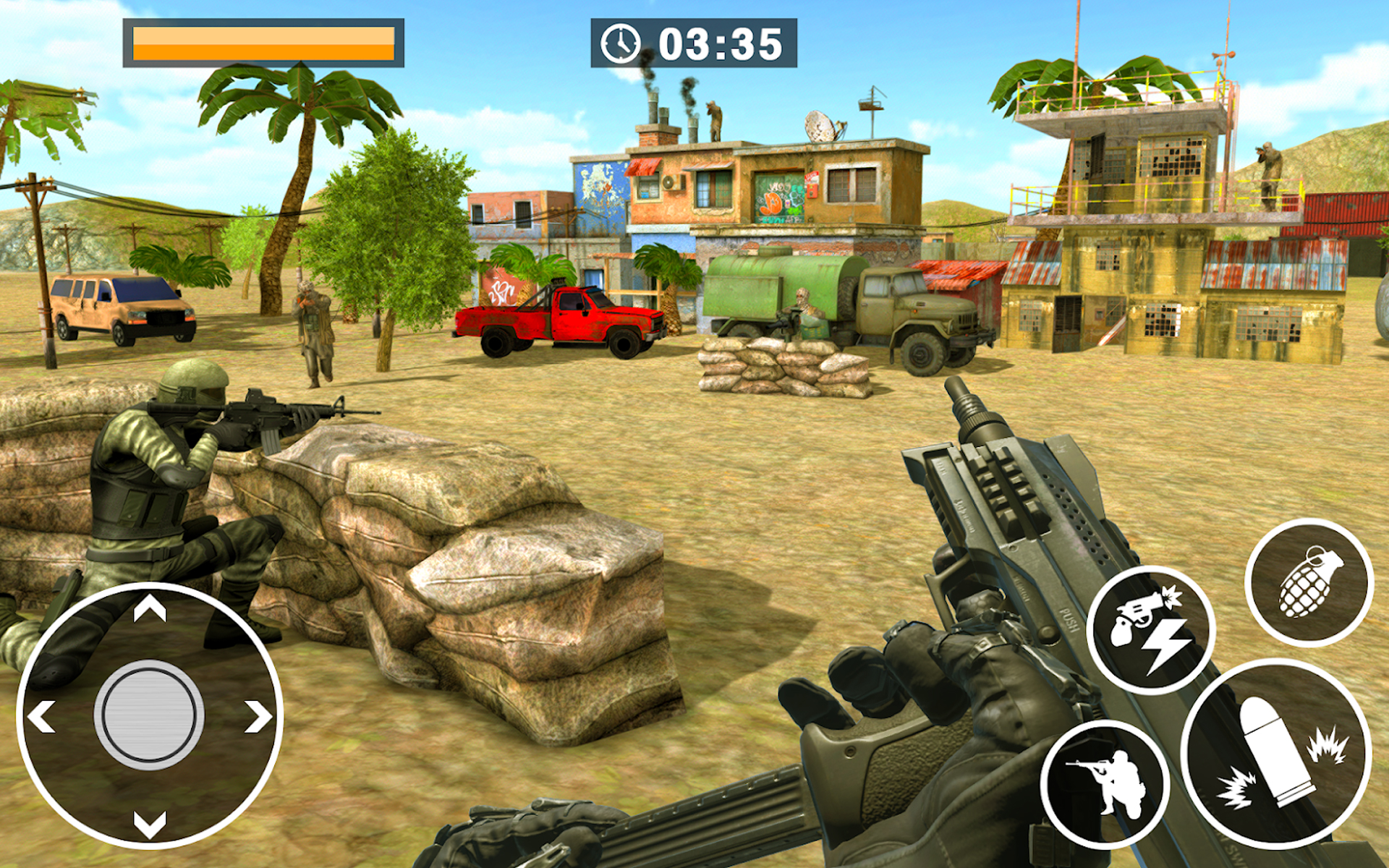 اسکرین شات 3 بازی Gun Game FPS Commando Shooting