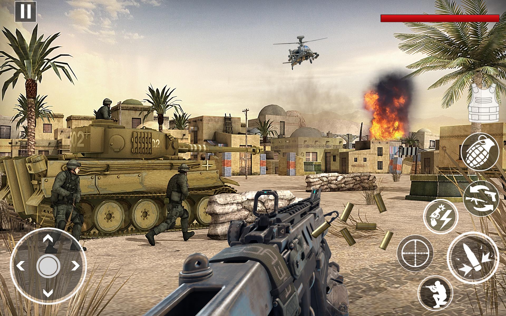 اسکرین شات 1 بازی World War Pacific Gun Games