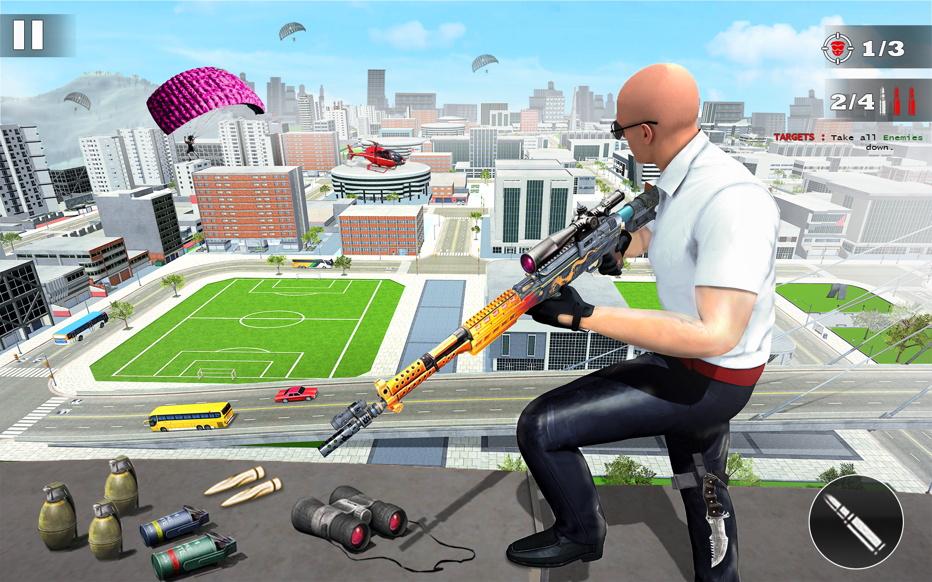 اسکرین شات 2 بازی Sniper 3D Gun Games Shooter