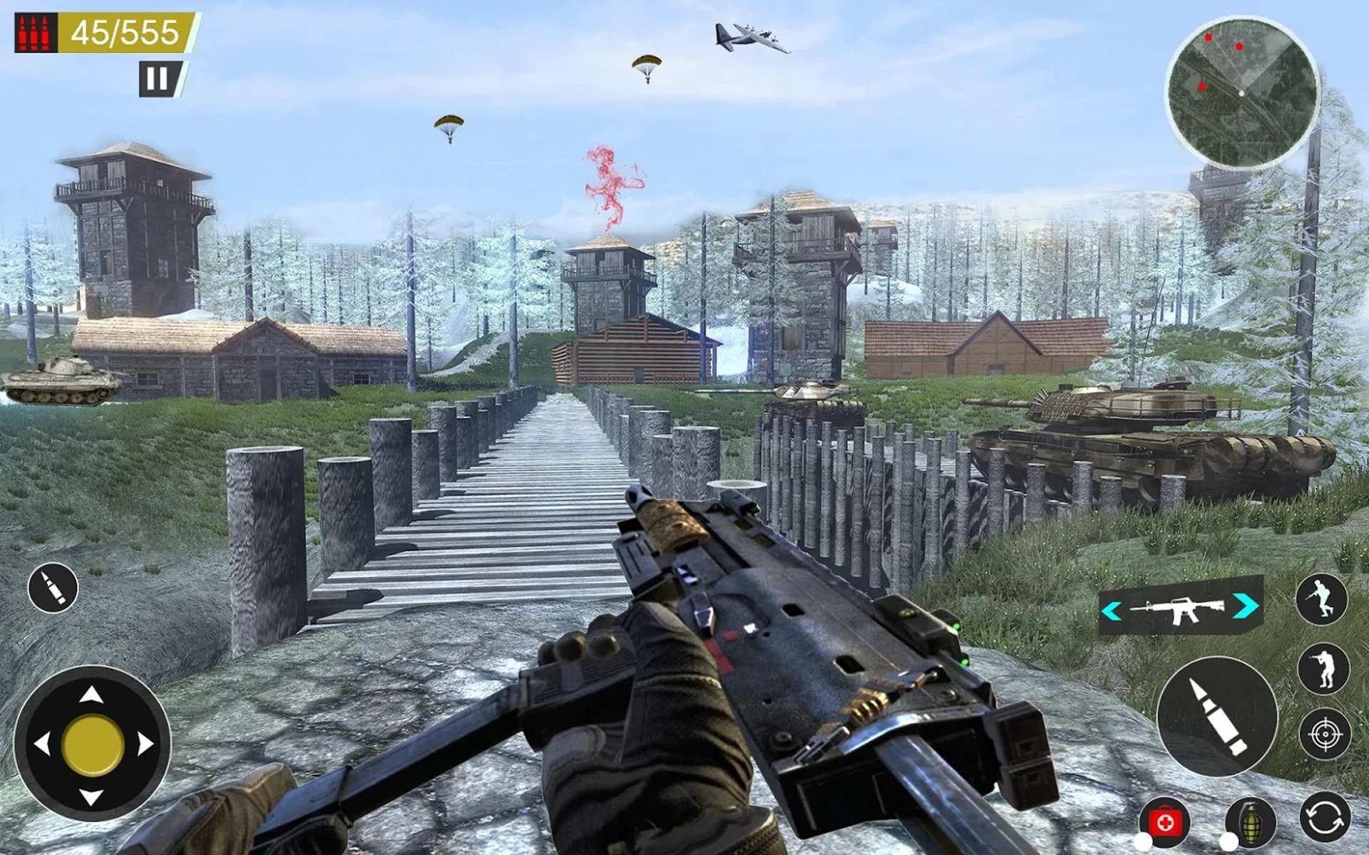 اسکرین شات 3 بازی World War 2 Gun Shooting Games