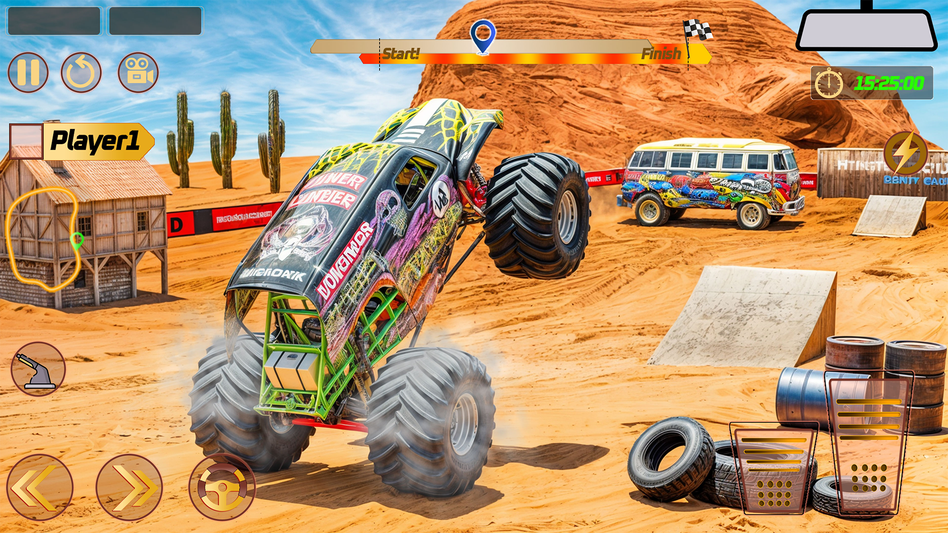 اسکرین شات 5 بازی Monster Truck: Derby Games