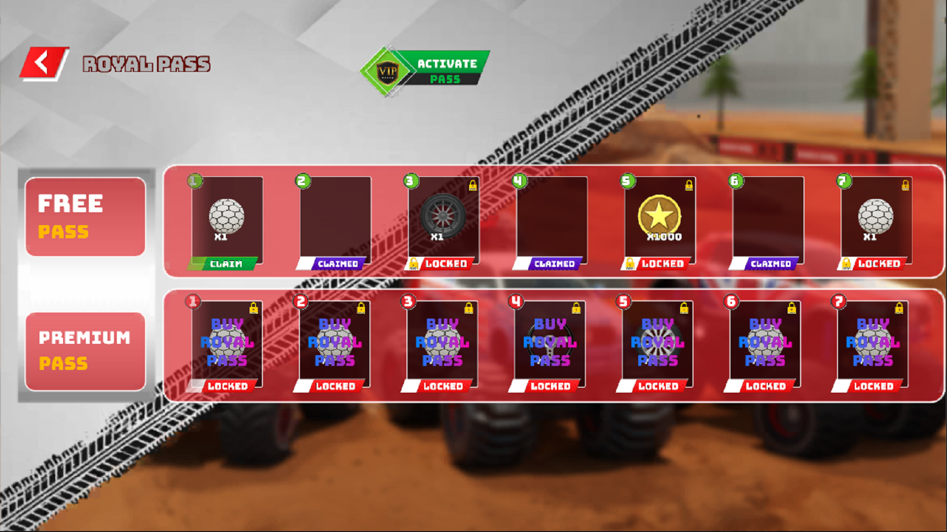 اسکرین شات 2 بازی Monster Truck: Derby Games