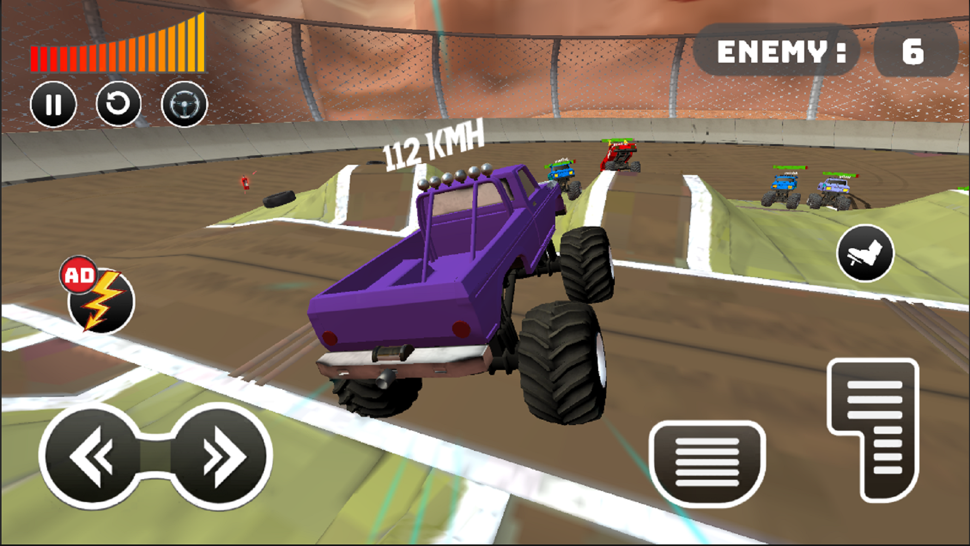 اسکرین شات 5 بازی Monster Truck: Derby Games