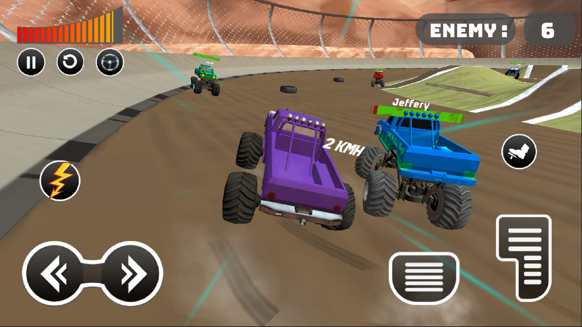 اسکرین شات 4 بازی Monster Truck: Derby Games