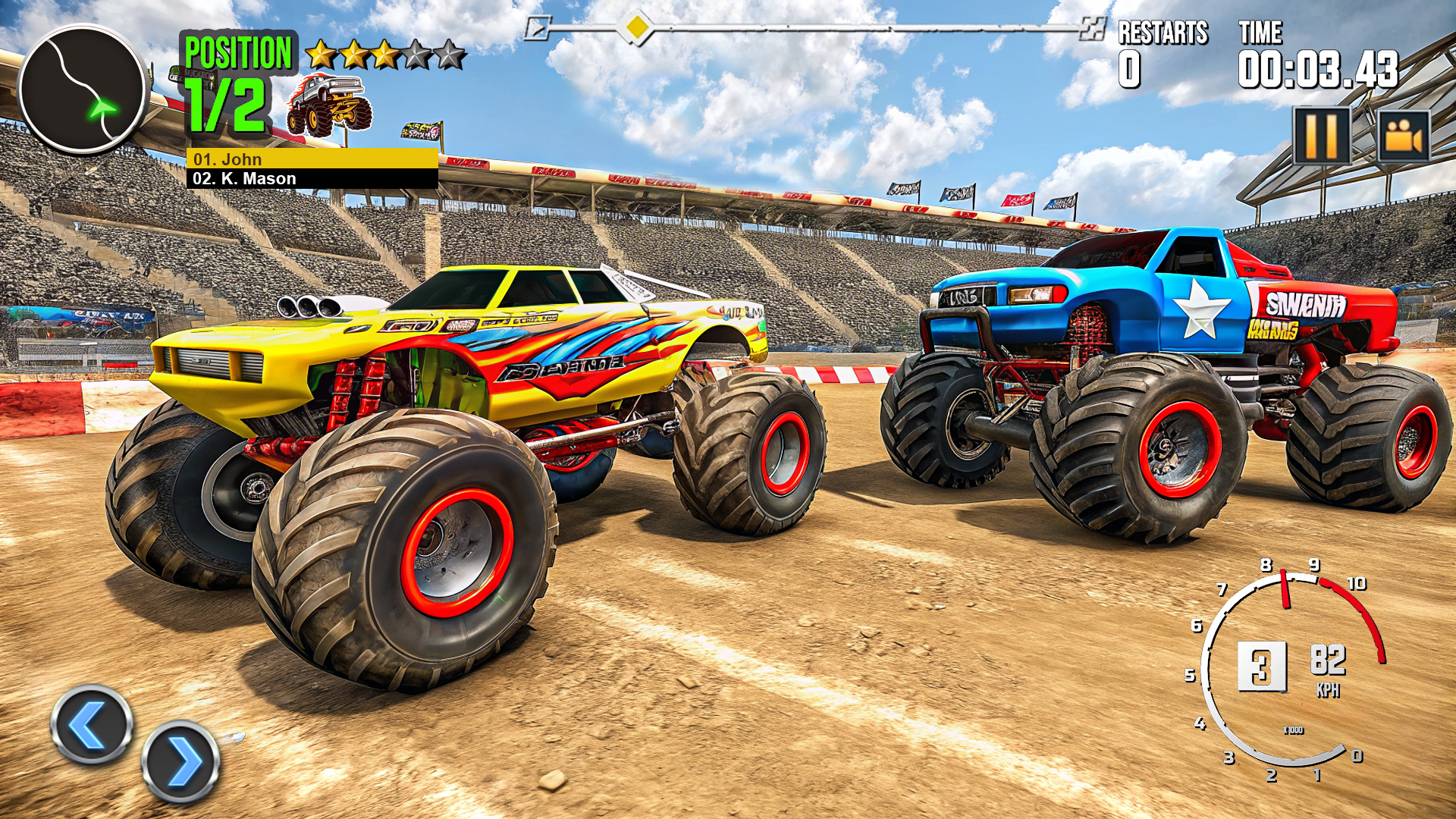اسکرین شات 2 برنامه Monster Truck Demolition Derby