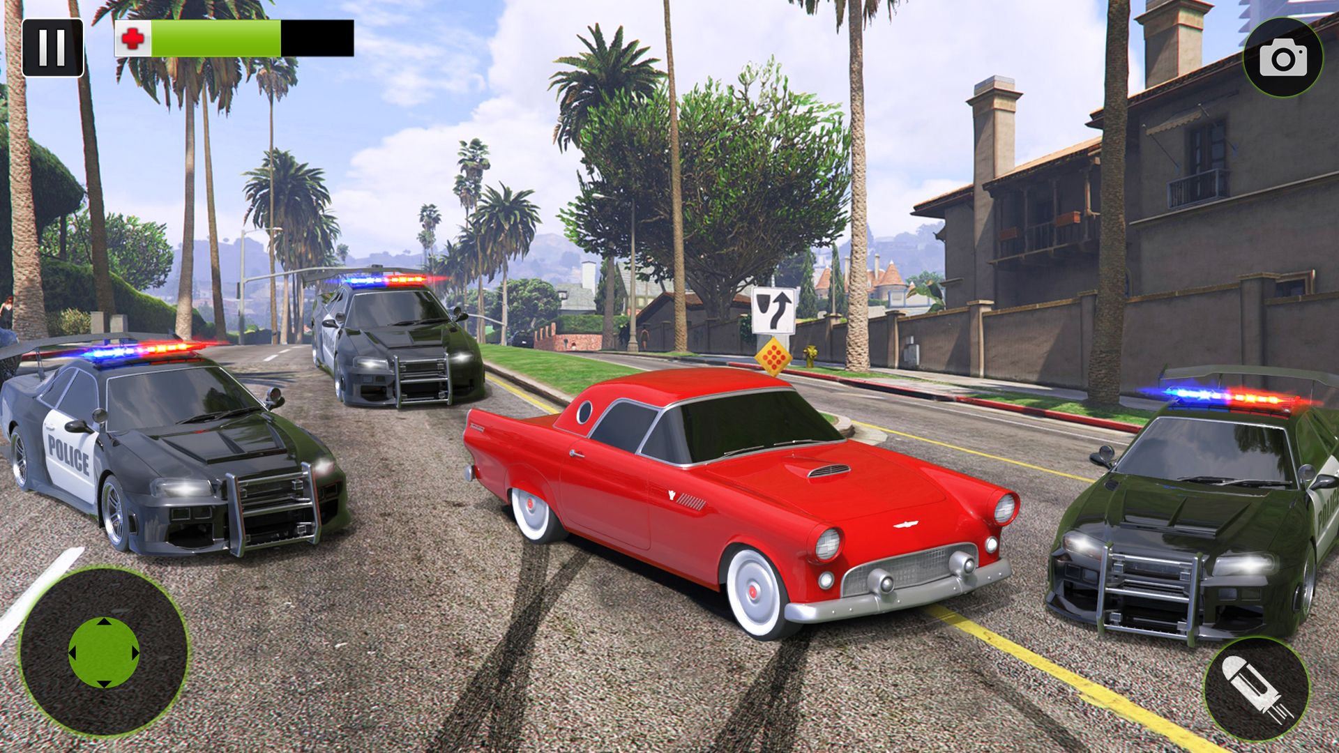 اسکرین شات 4 برنامه US Police Moto Bike Games