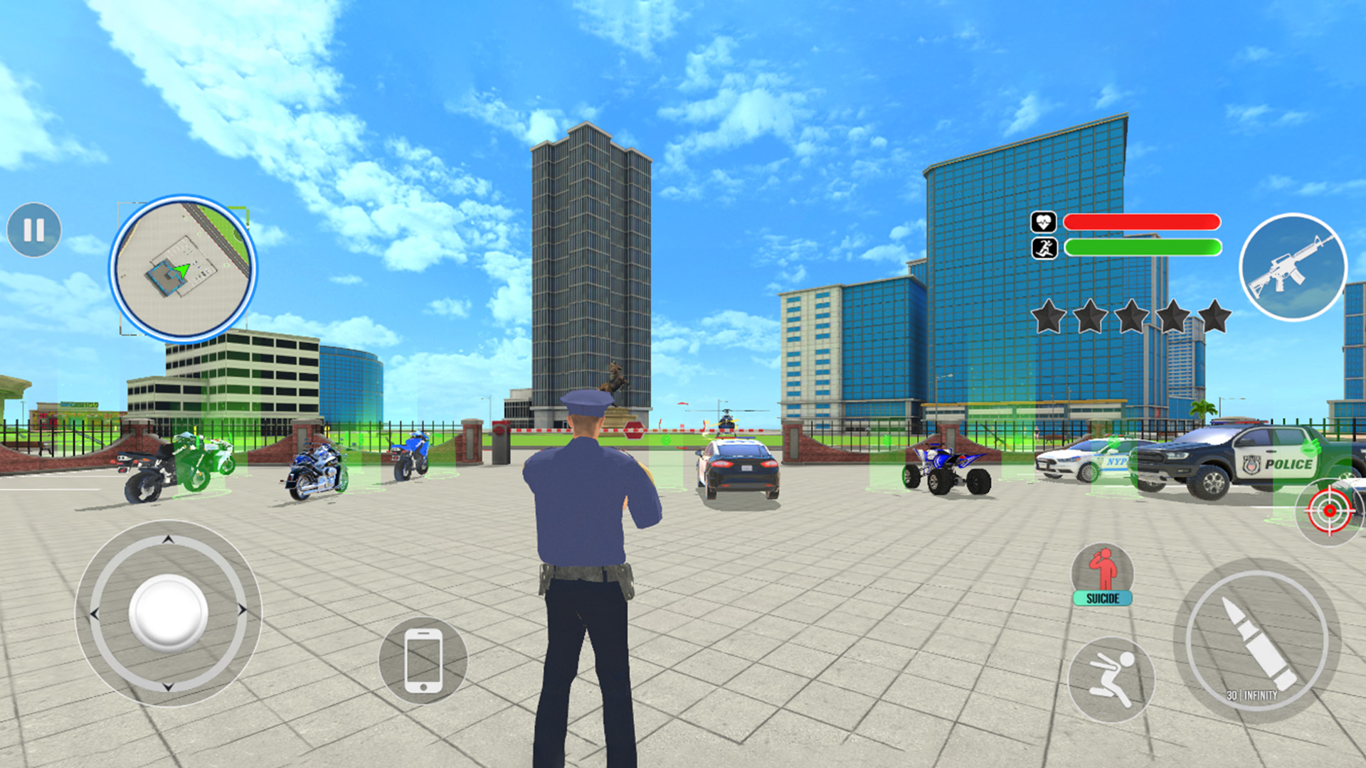 اسکرین شات 1 برنامه Police Dog Crime Vice Town