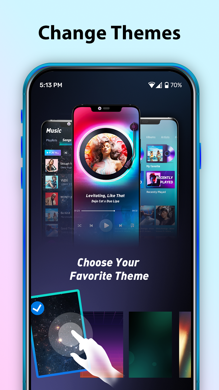 اسکرین شات 8 برنامه Music Player - MP3 Music App
