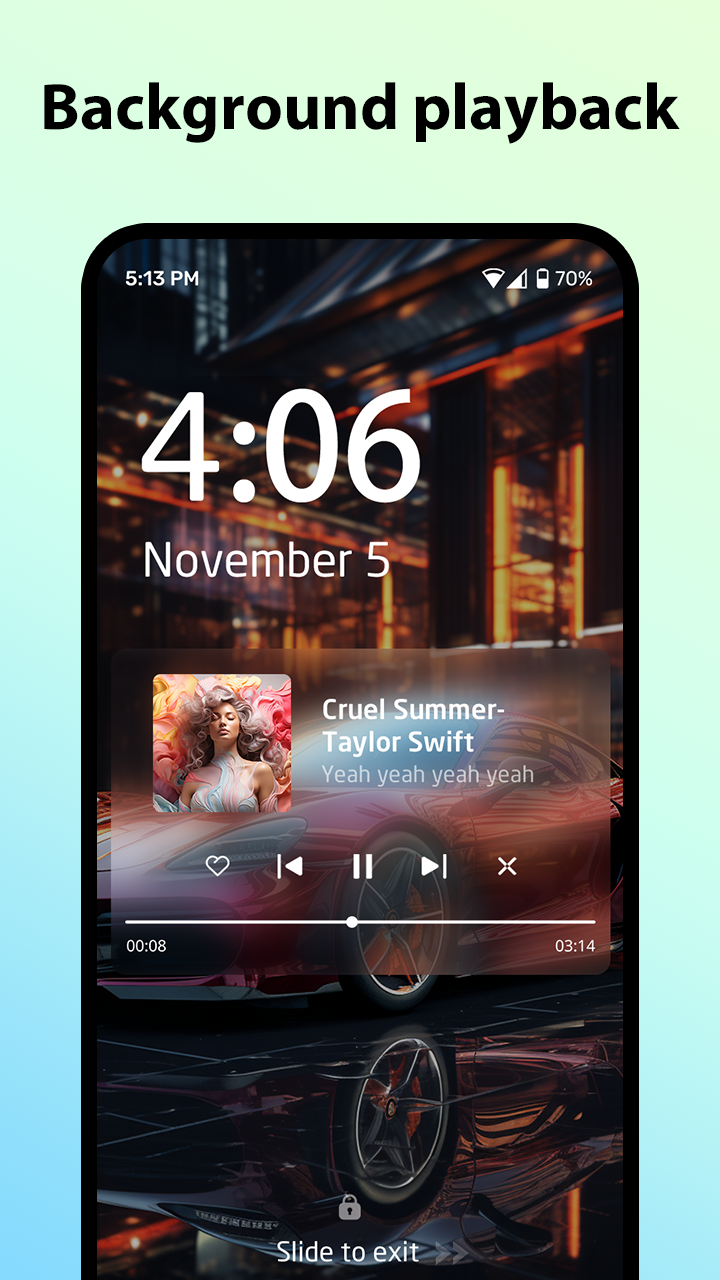 اسکرین شات 7 برنامه Music Player - MP3 Music App
