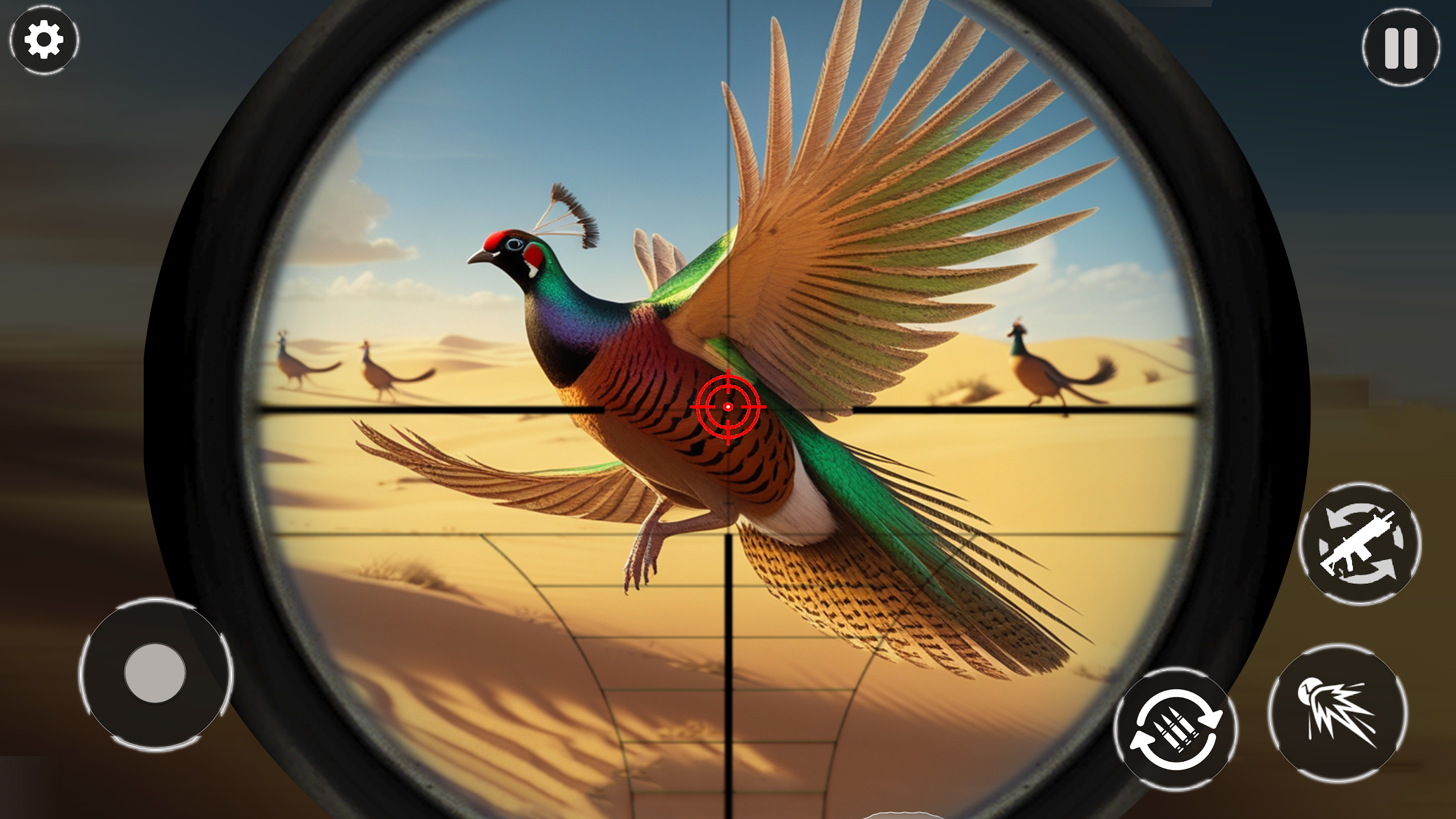 اسکرین شات 1 بازی Desert Birds Sniper Shooter 3D
