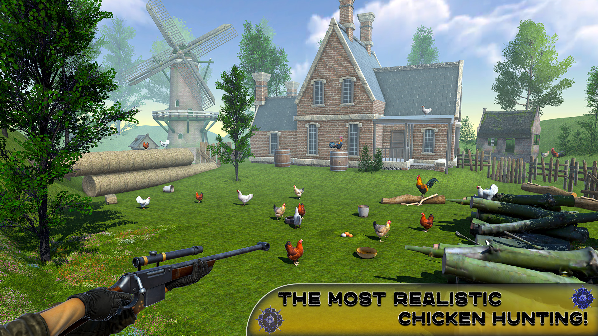 اسکرین شات 3 بازی Chicken Crossbow Hunt 3D
