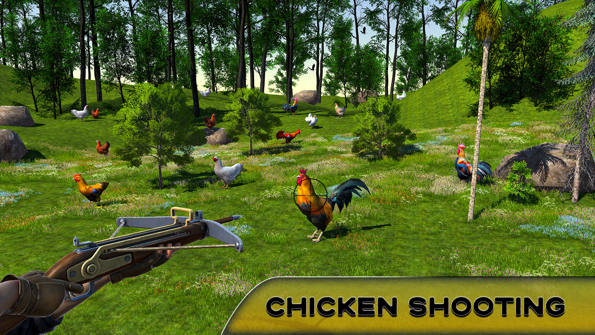 اسکرین شات 2 بازی Chicken Hunting Challenge Game