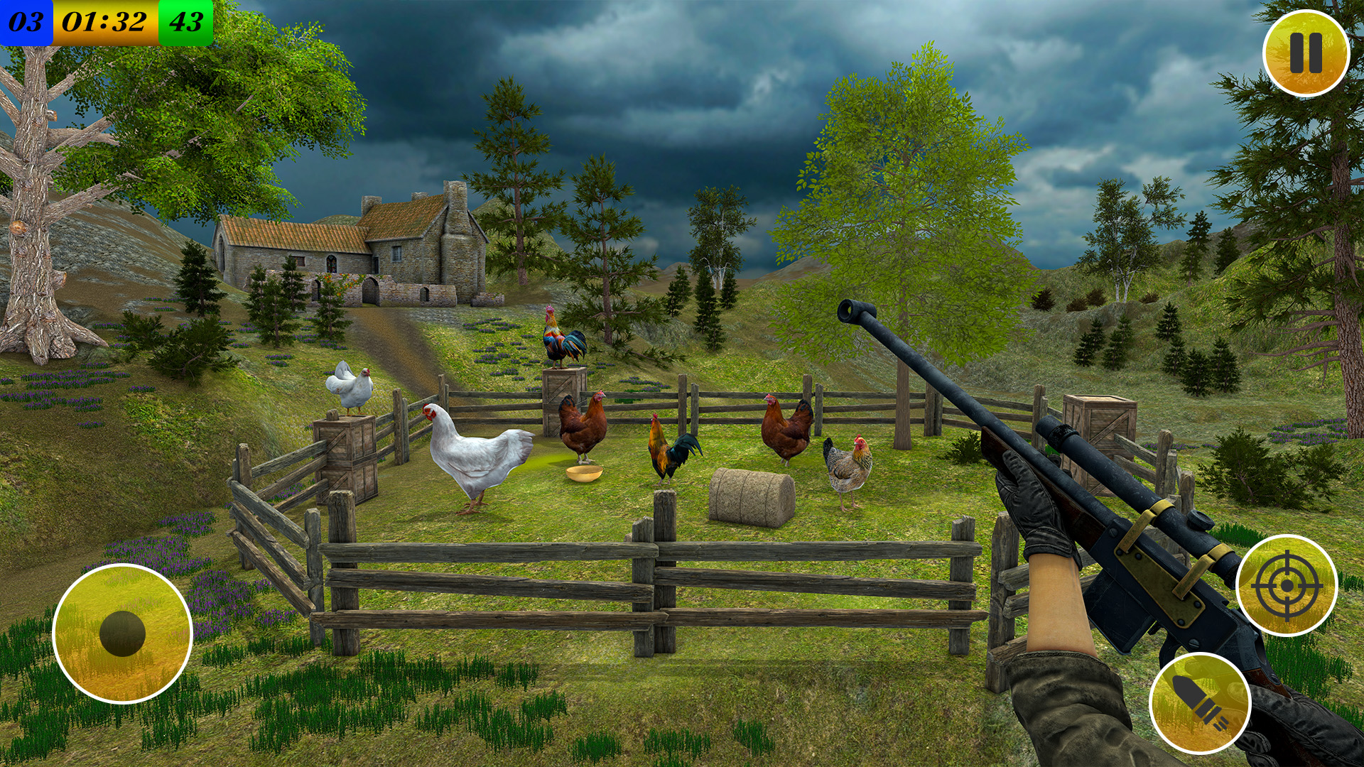 اسکرین شات 5 بازی Chicken Shoot Sniper Hunting