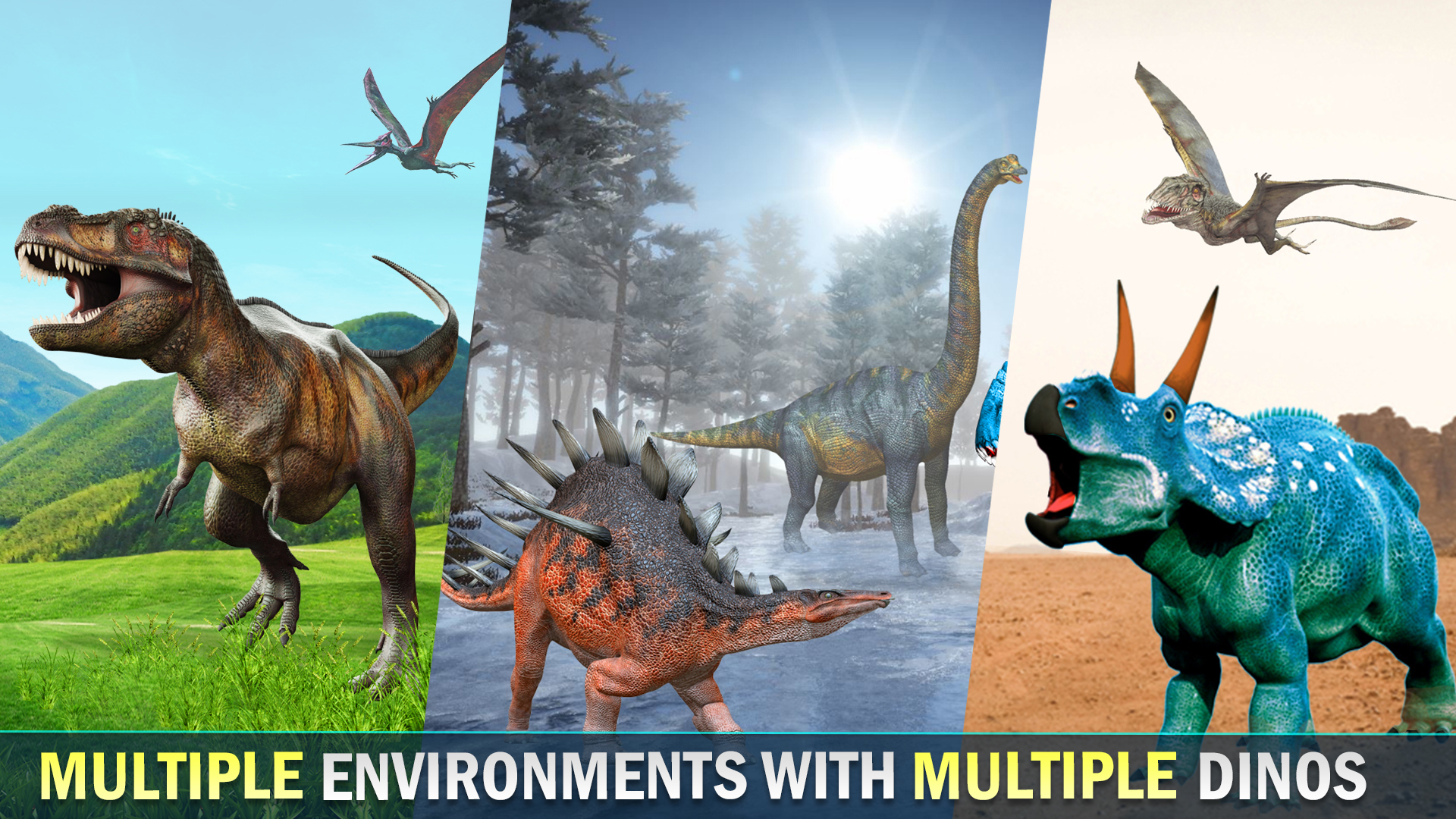 اسکرین شات 3 بازی Dino Hunter 3D Sniper Shooting