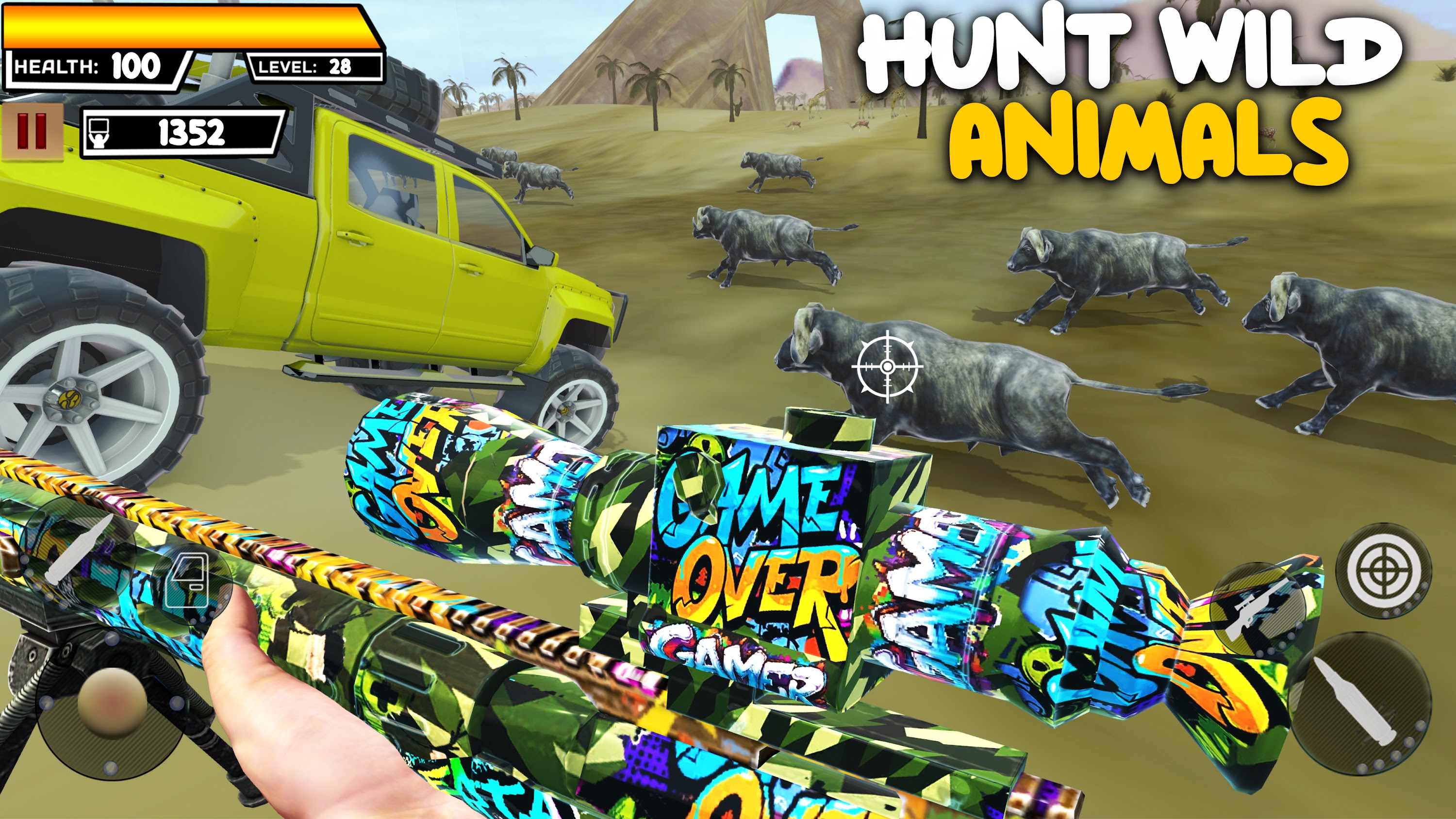 اسکرین شات 3 بازی Wild Animal Hunting 4x4 Safari
