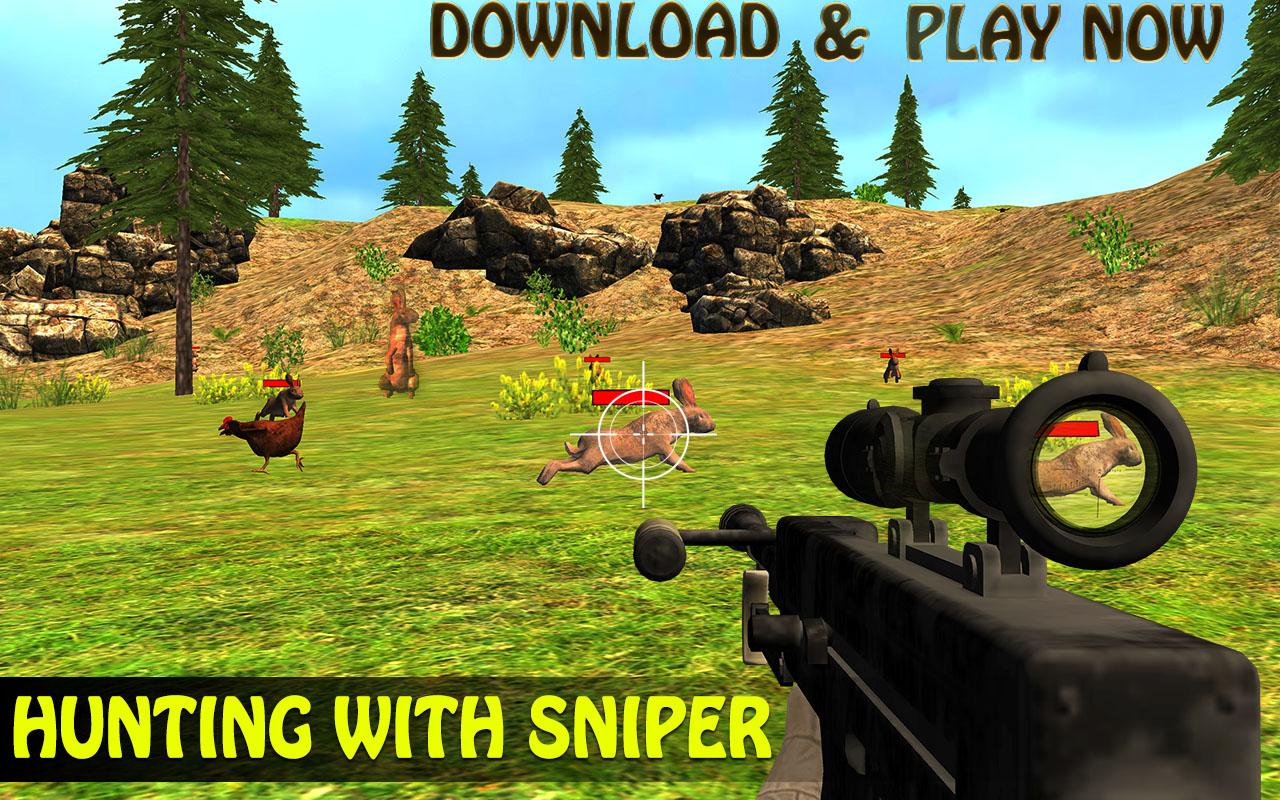 اسکرین شات 2 بازی Rabbit Hunting Sniper Shooting