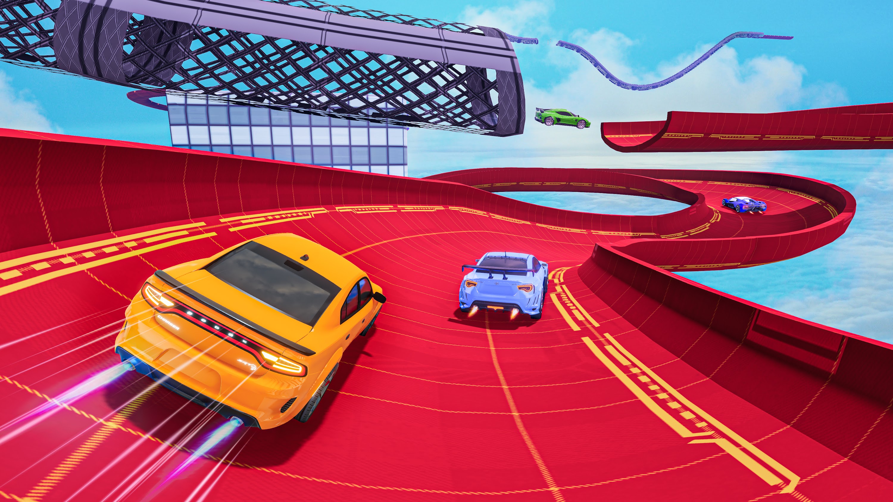 اسکرین شات 1 برنامه Real Rush Racing lightning car