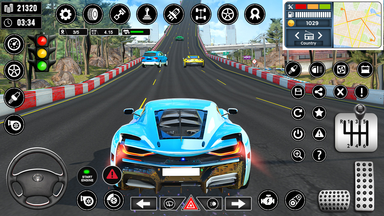 اسکرین شات 3 بازی Car Racing Game : 3D Car Games