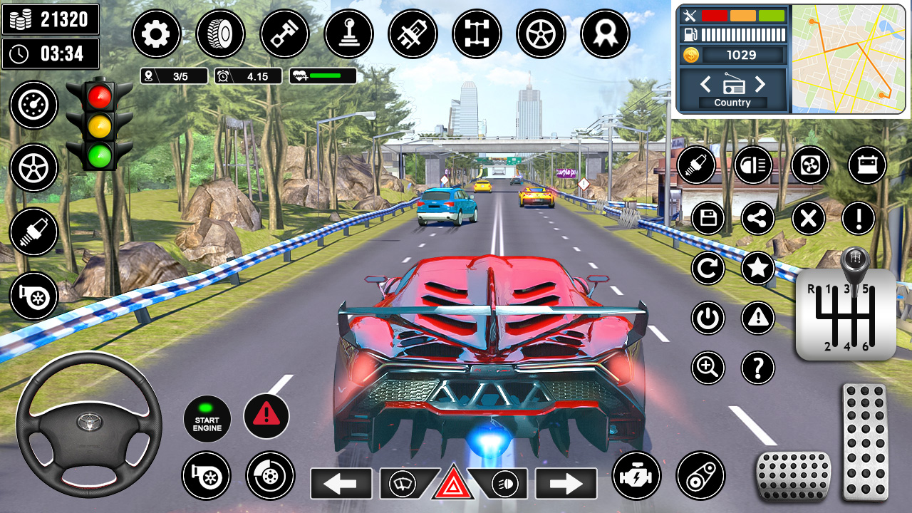 اسکرین شات 1 بازی Car Racing Game : 3D Car Games