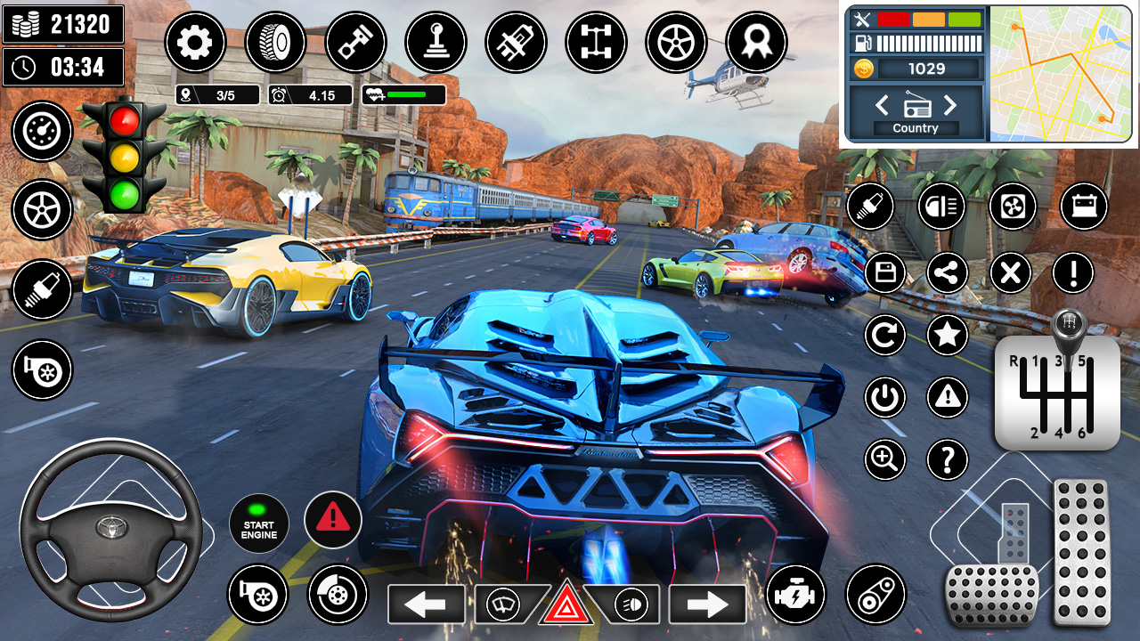 اسکرین شات 5 بازی Car Racing Game : 3D Car Games