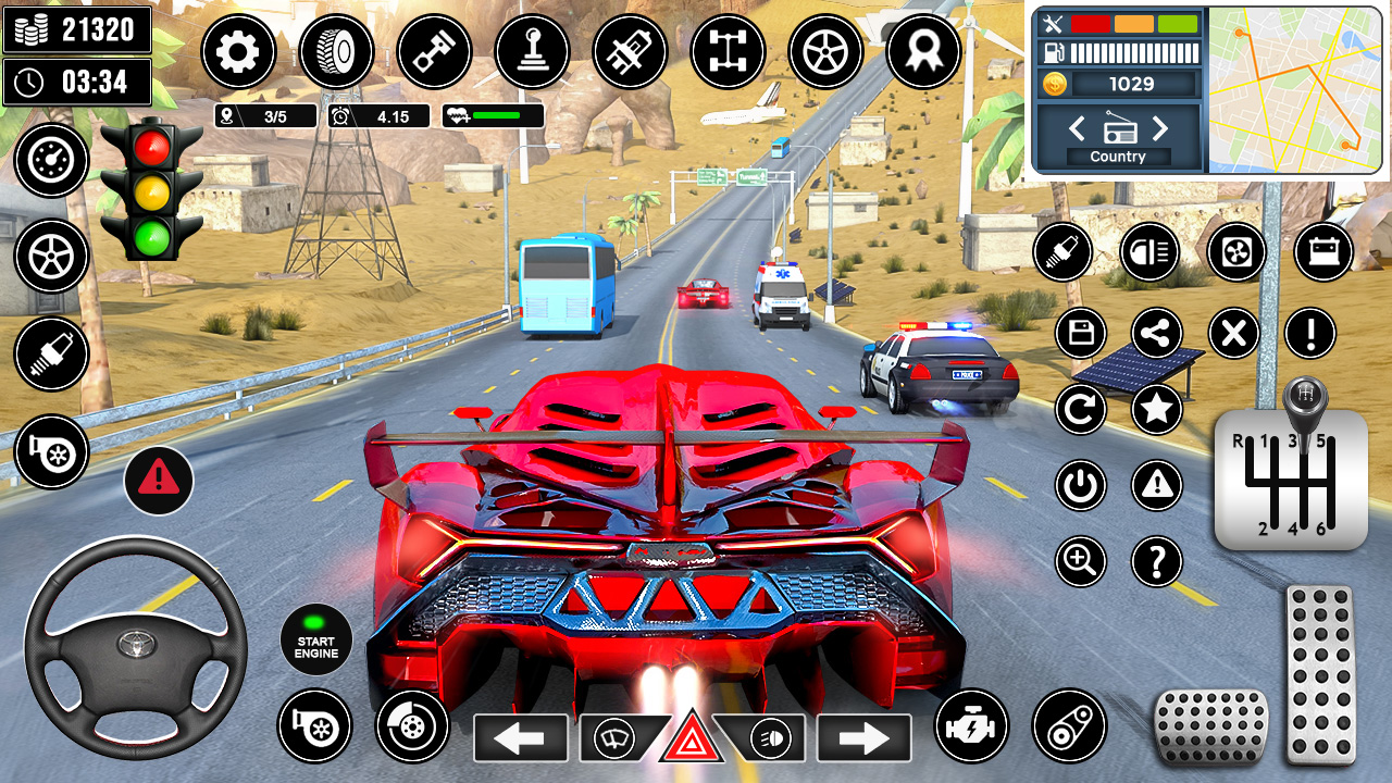 اسکرین شات 1 بازی Car Racing Game - Car Games 3D
