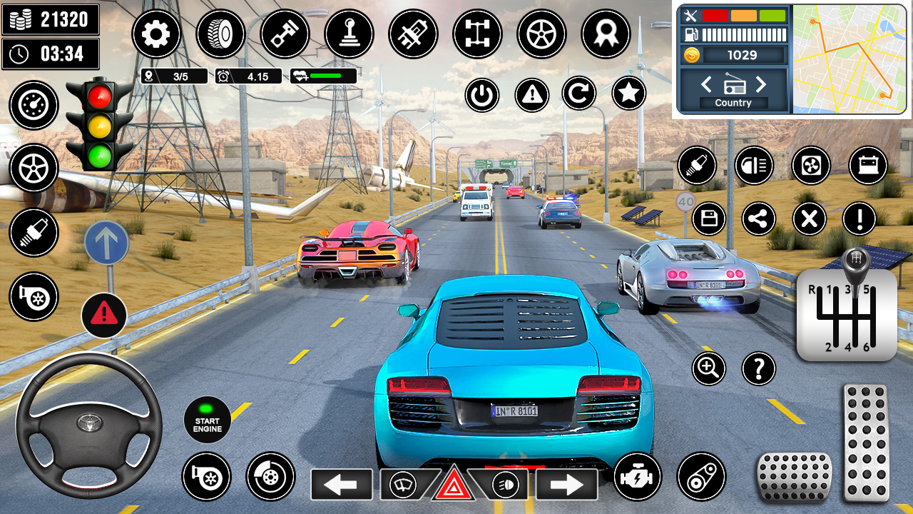 اسکرین شات 7 بازی Car Racing Game - Car Games 3D