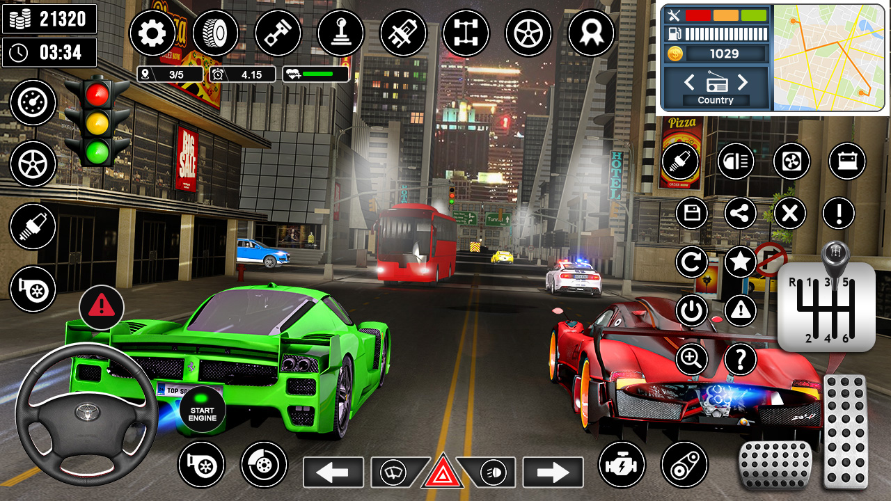 اسکرین شات 4 بازی Car Racing Game - Car Games 3D