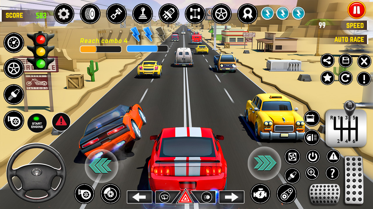 اسکرین شات 4 بازی Mini Car Racing Games Legend