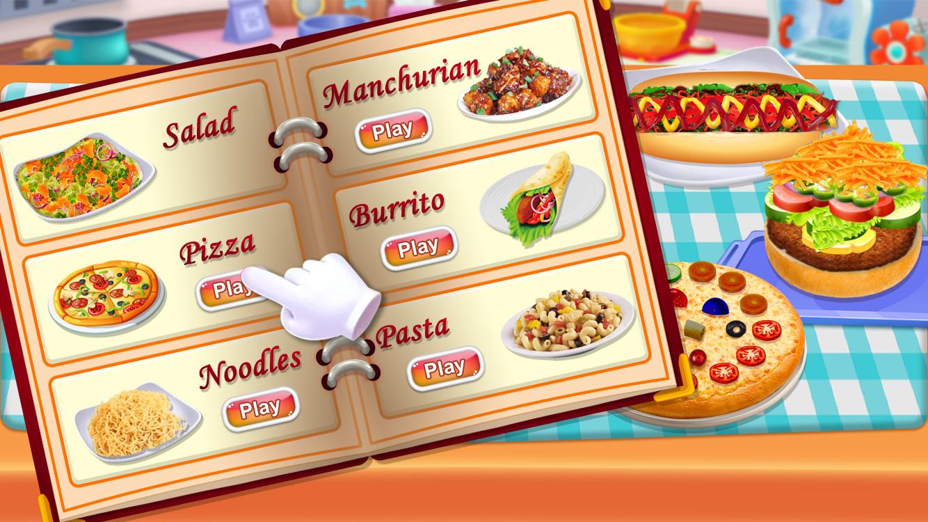 اسکرین شات 1 بازی Fast Food Cooking Games