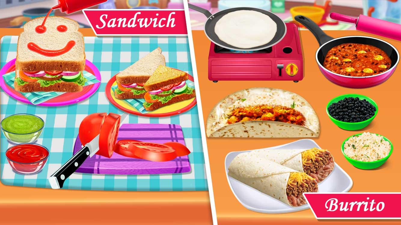 اسکرین شات 5 بازی Fast Food Cooking Games