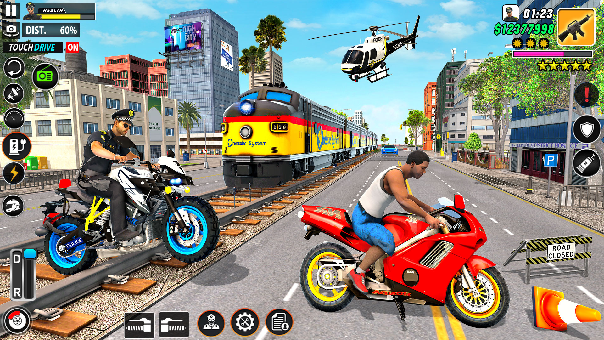 اسکرین شات 5 بازی Police Motor Bike Crime Chase