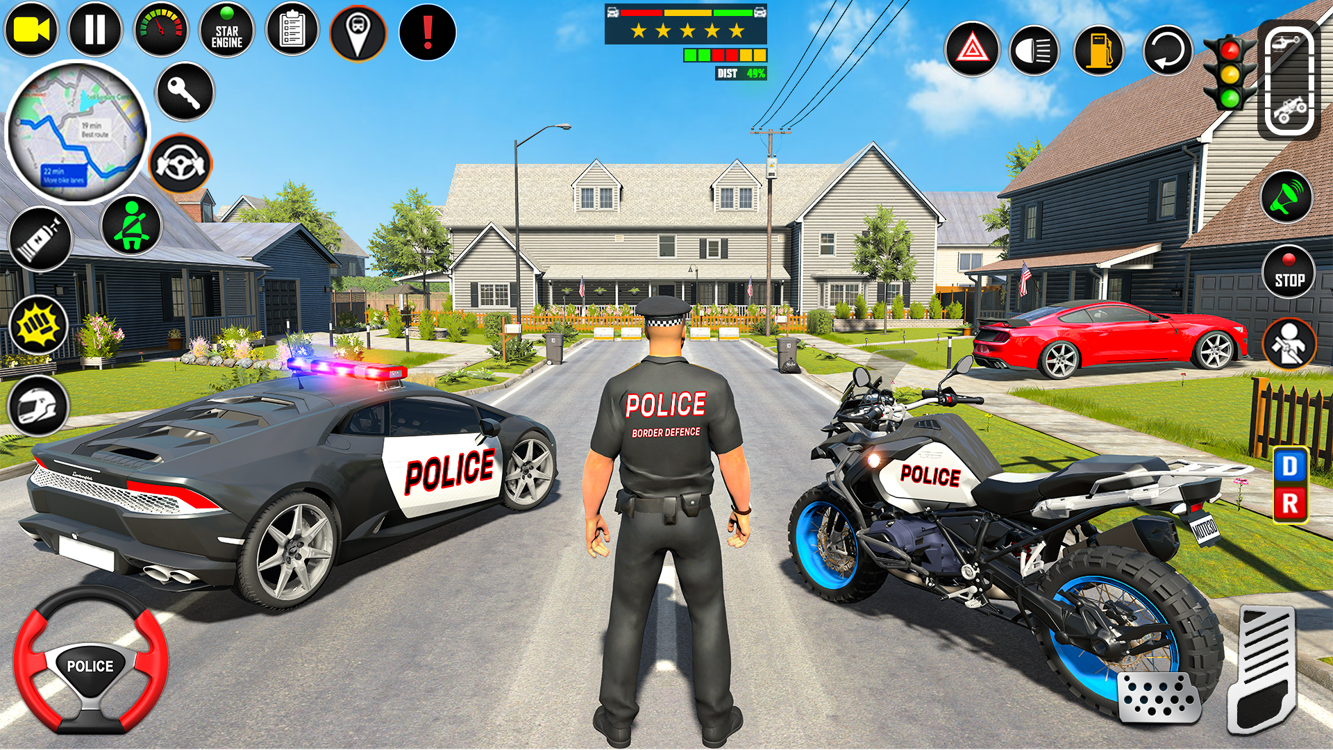 اسکرین شات 1 بازی Police Motor Bike Crime Chase