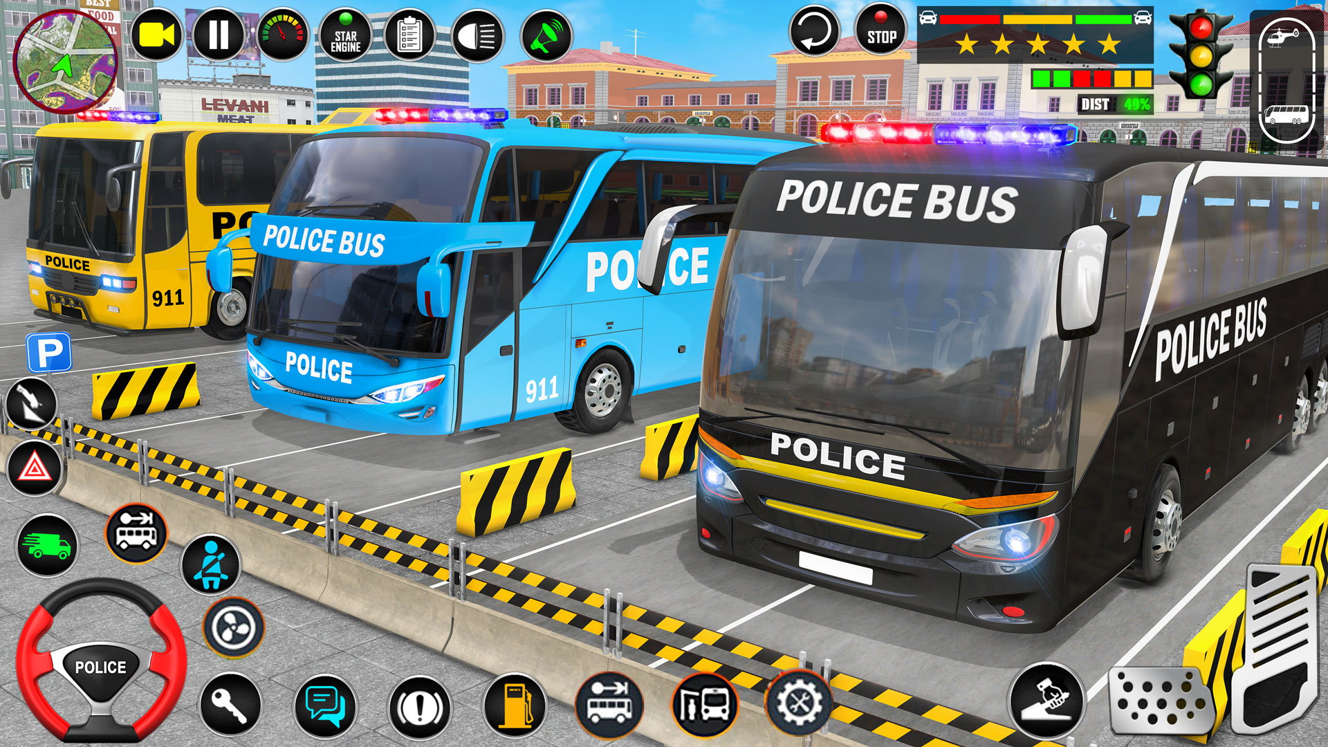 اسکرین شات 5 بازی Police Bus Simulator: Bus Game