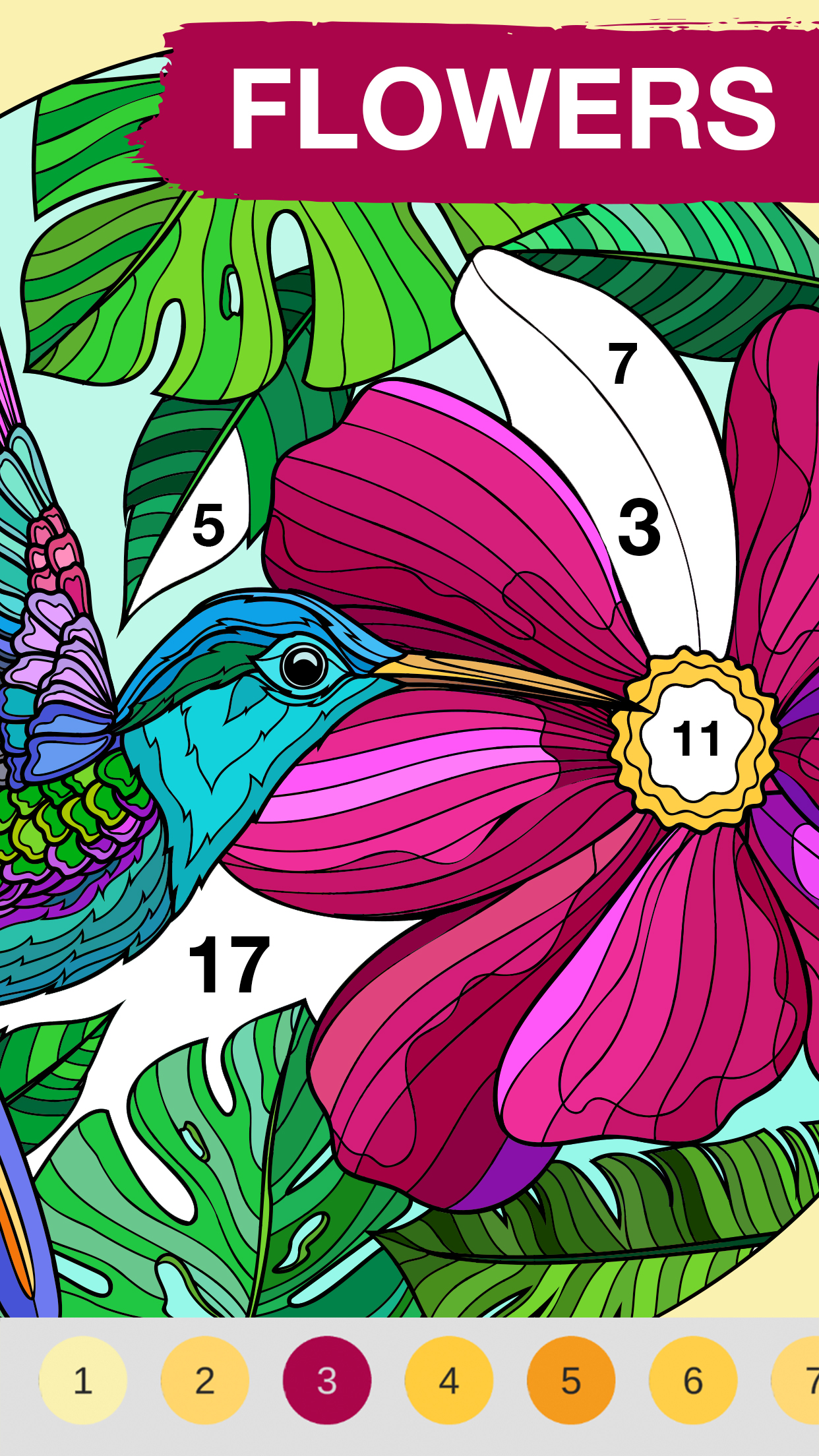 اسکرین شات 2 بازی Art Book Paint Color by Number