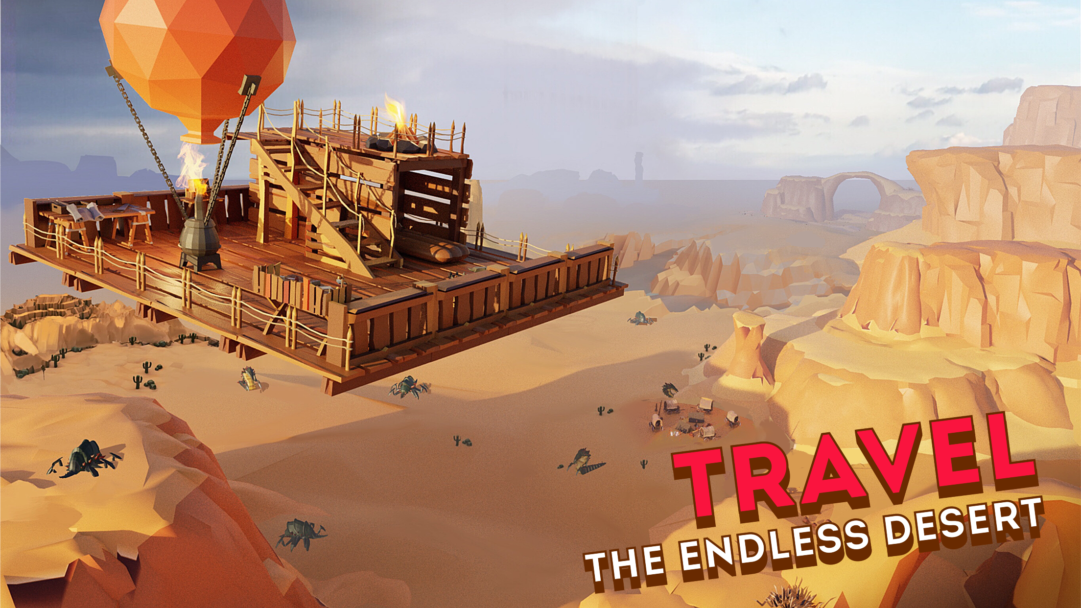 اسکرین شات 1 بازی Desert Skies: Sandbox Survival