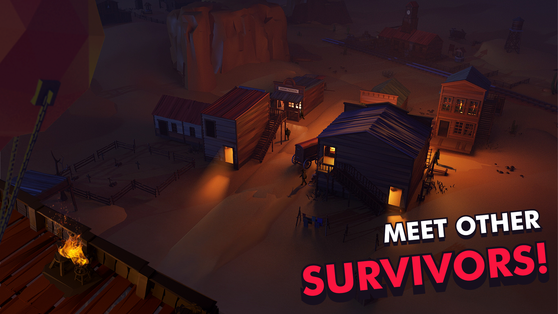 اسکرین شات 2 بازی Desert Skies: Sandbox Survival