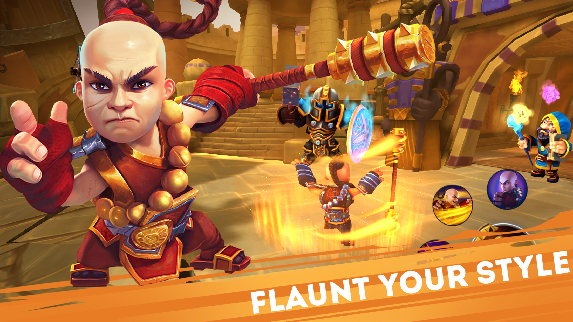 اسکرین شات 3 بازی Heroes Impact: Battle Arena