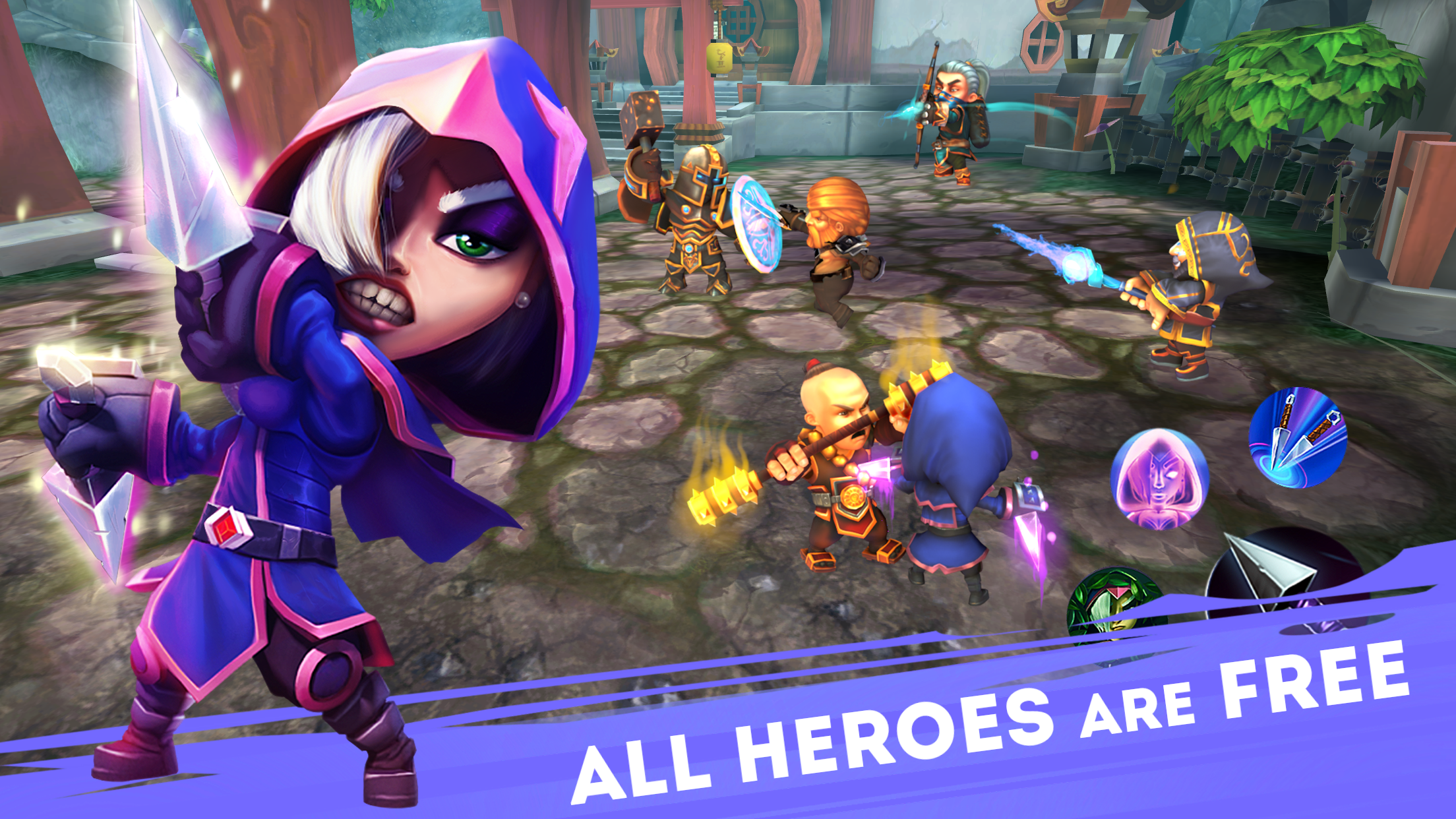 اسکرین شات 2 بازی Heroes Impact: Battle Arena