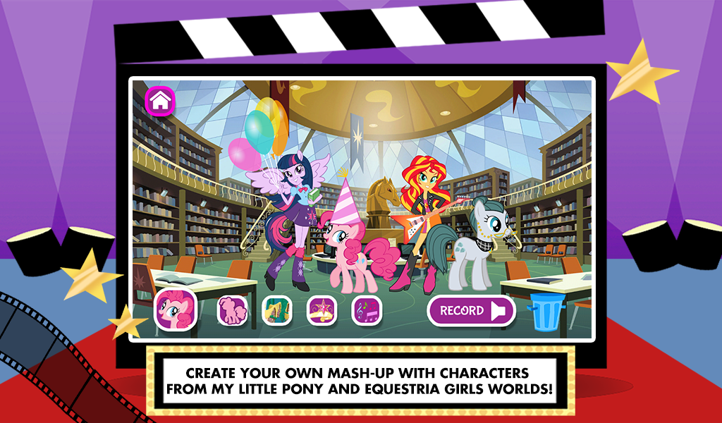 اسکرین شات 2 برنامه My Little Pony: Story Creator