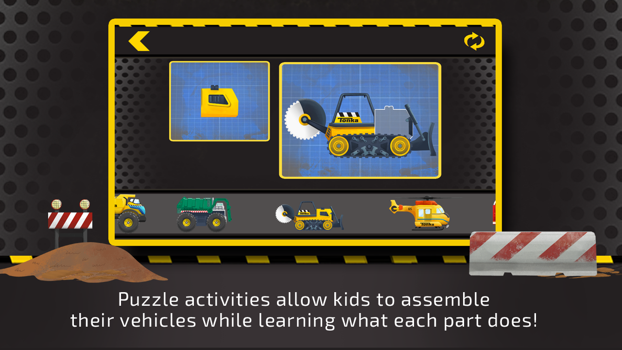 اسکرین شات 5 برنامه Tonka: Trucks Around Town