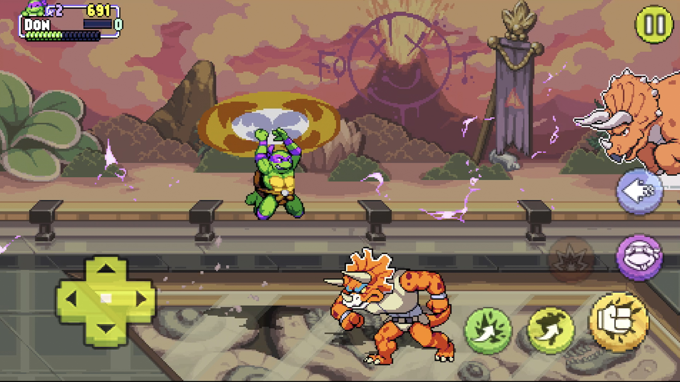 اسکرین شات 1 بازی TMNT: Shredder's Revenge