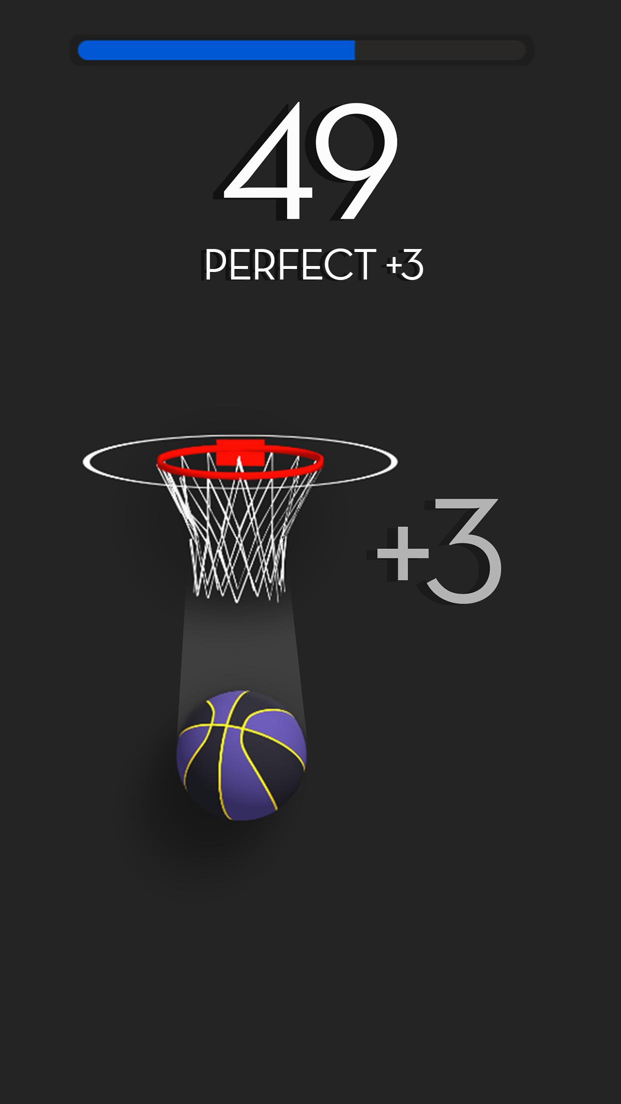 اسکرین شات 2 بازی Dunk Stroke-3D Basketball