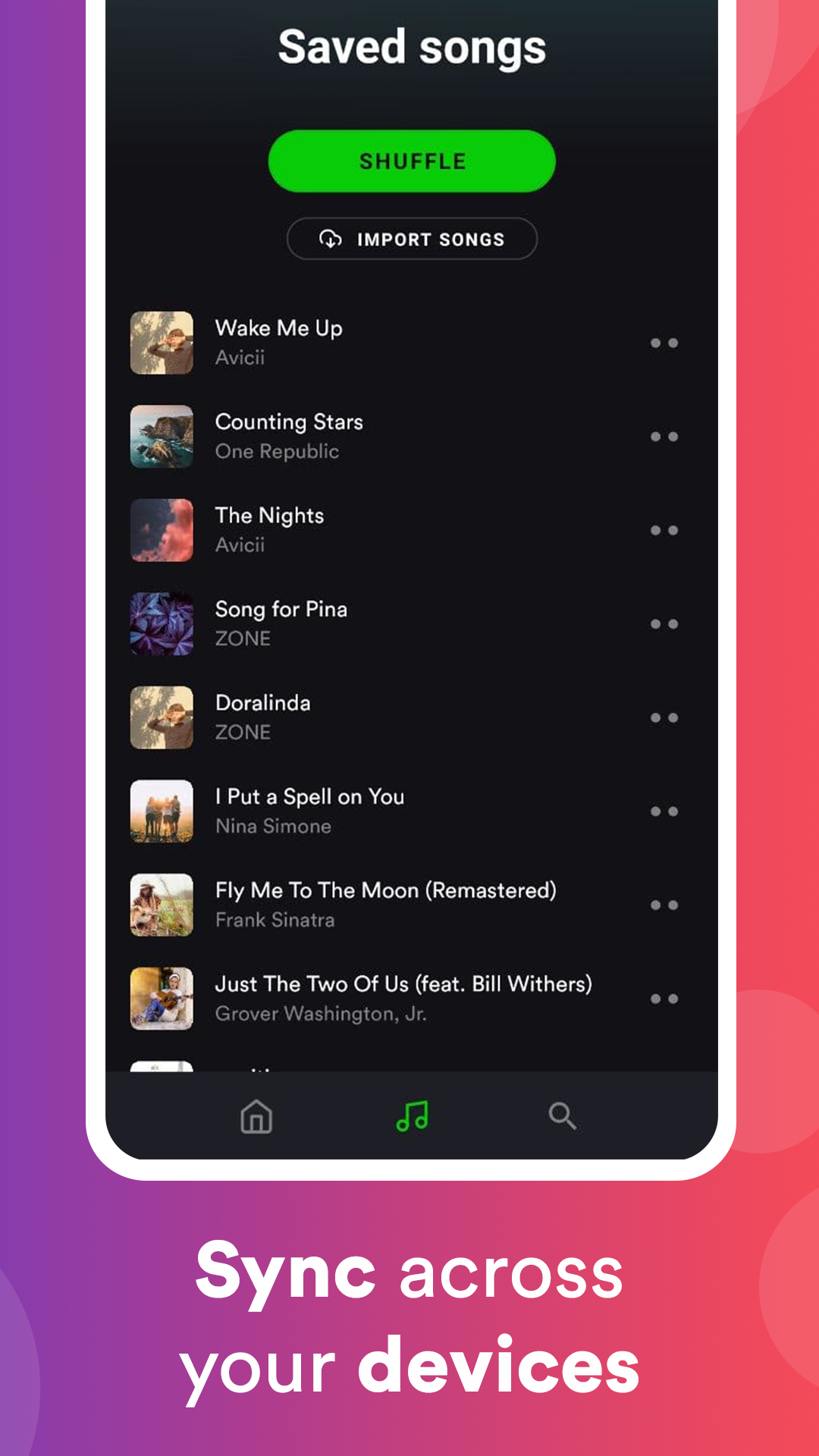اسکرین شات 7 برنامه eSound: MP3 Music Player App
