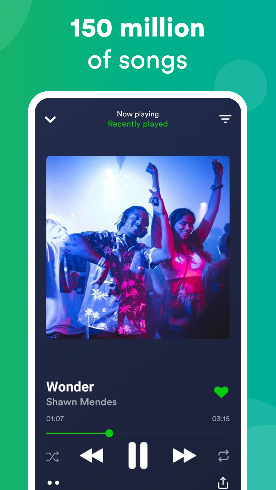 اسکرین شات 2 برنامه eSound: MP3 Music Player App