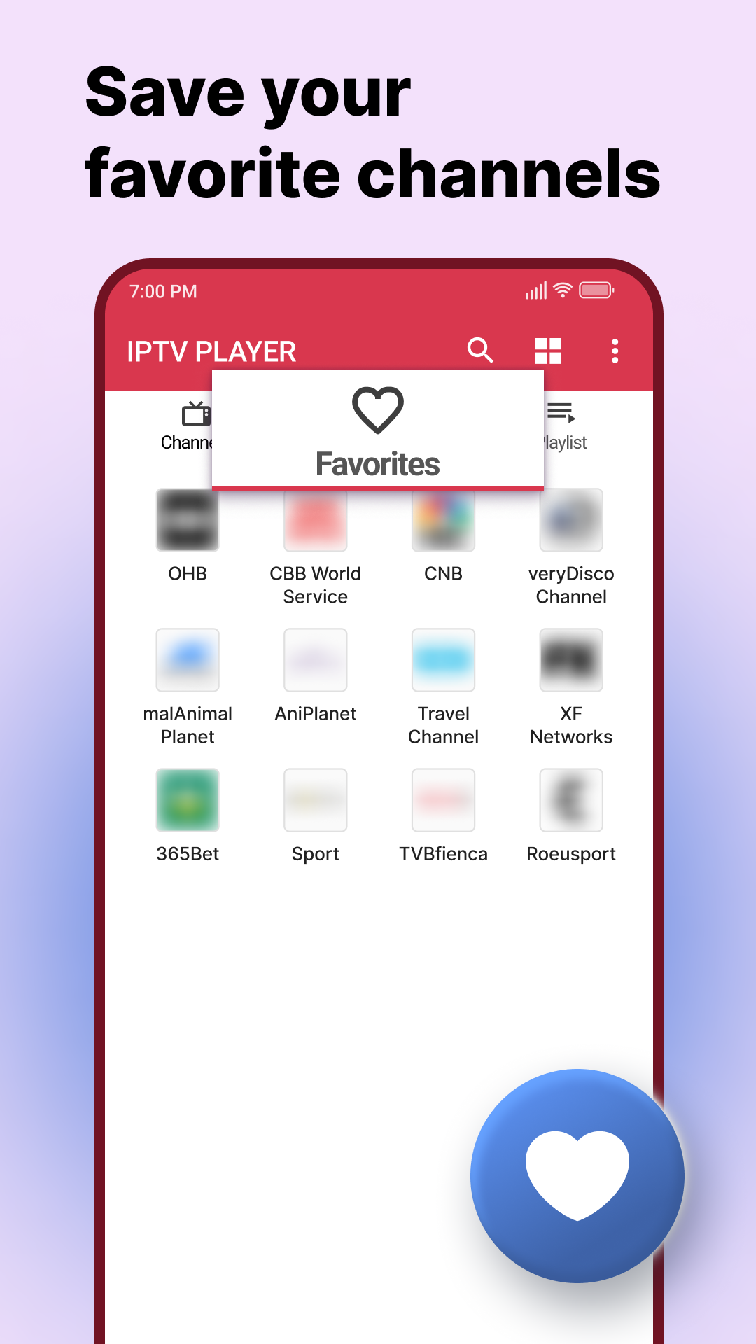 اسکرین شات 4 برنامه IPTV PLAYER