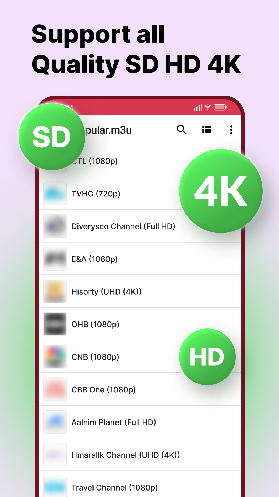 اسکرین شات 6 برنامه IPTV PLAYER